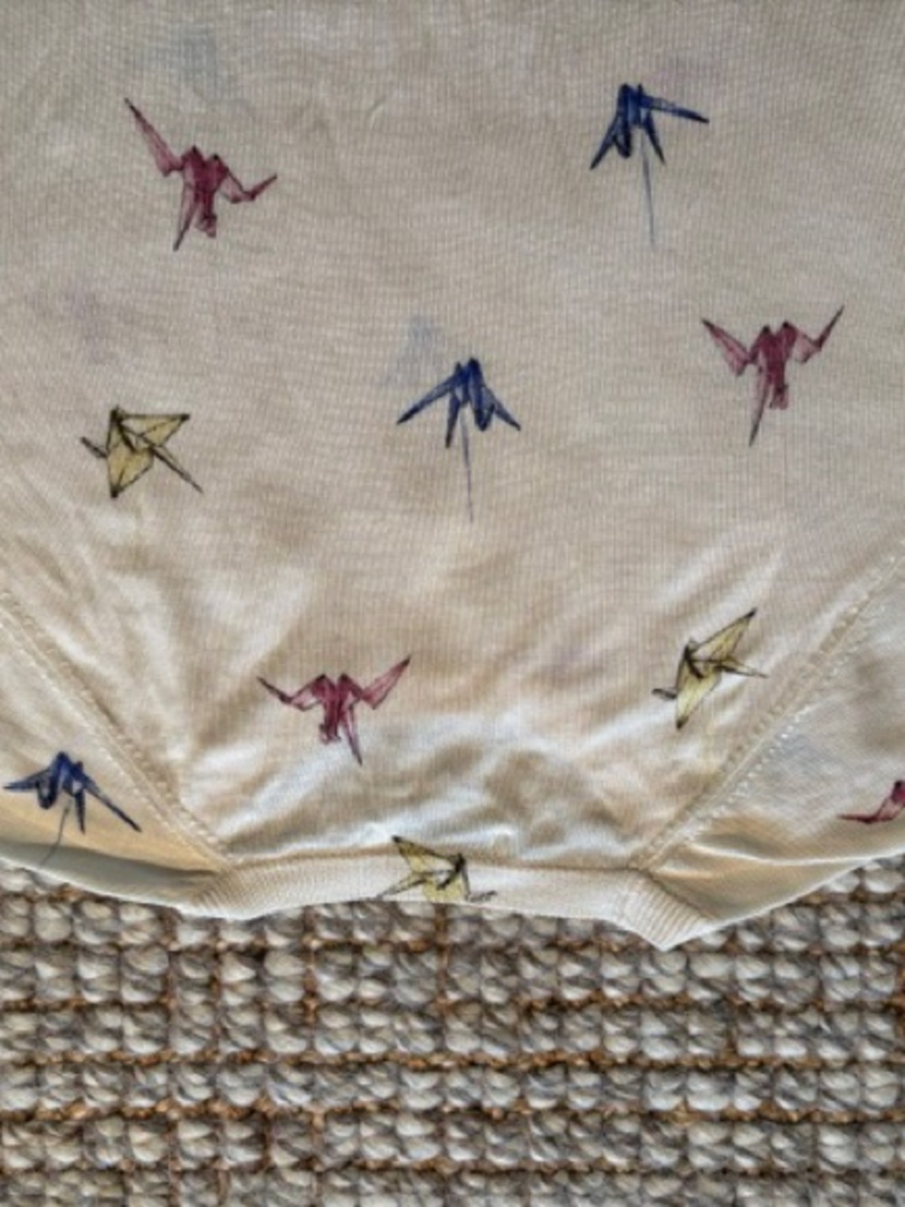 Equipment Sloane Origami Paper Crane Sweater - Picture 8 of 8